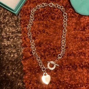 Authentic Tiffany and Co toggle Necklace